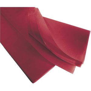Wijnrood Bordeaux Vloeipapier \ zijdepapier - Luxe en Stijlvol | B2 50x75 cm 24 vellen