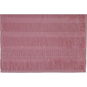 CAWÖ Noblesse Uni Badhanddoek - Rosé - 50x100