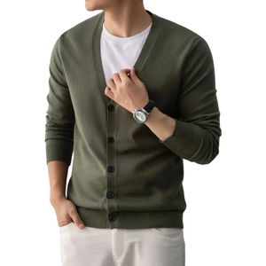 Bovista Cardigan Heren - Vest - Knopen - Warm - Gebreid Vest - Groen - S