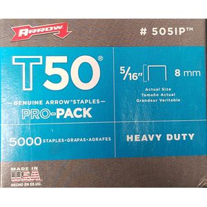 Arrow - A505IP T50 - Nieten - 8mm 5/16in - ProPack 5000 stuks