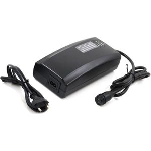 BMZ Oplader 36V | voor Aldi E-cult | Rosenberger Magneetstekker | Zwart