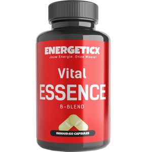 Vitamine B Complex - Alle 8 belangrijke B-vitamines, top voor vegans, folium zuur, vitamine c, Inositol, 60 capsules