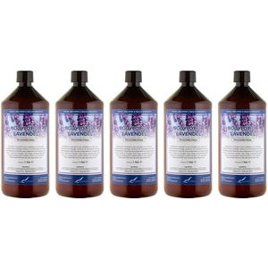 Bodylotion Lavendel 1 Liter - set van 5 stuks - Voordeelverpakking