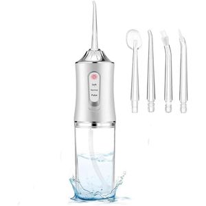 Vitdipy - Waterflosser - Monddouche - Draadloze Monddouche - Flos - Flosser - Waterflosser draadloos - Tandsteen & Tandplak Verwijderaar - Wit
