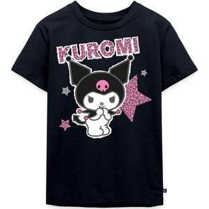 Spreadshirt Kuromi Met Letters En Sterren In Leeuwstijl Kinderen Premium Bio T-shirt