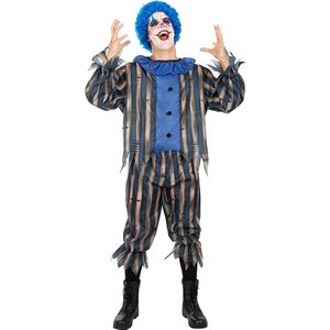 FUNIDELIA Terrorific Clown Kostuum met Pruik voor mannen - Maat: XL
