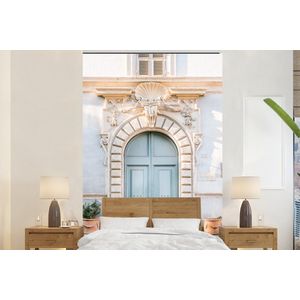 Deur - Architectuur - Blauw - Huis - Behangpapier