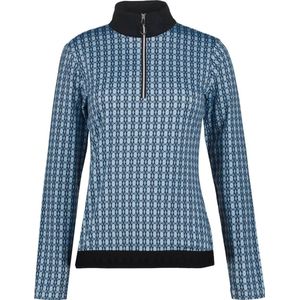 Luhta Dames Jamali Pully Print/Blauw