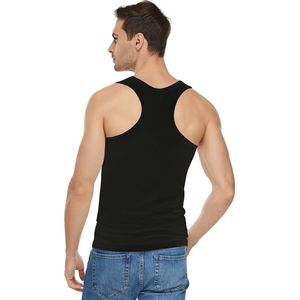 2Pack - Heren Onderhemd - %100 Katoen - Halterhemd - Tanktop - Maat L - Zwart