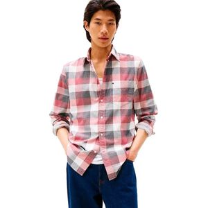 Tommy Hilfiger Corduroy Check Regular Fit Overhemd Met Lange Mouwen Veelkleurig S Man