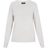 usha - BLACK LABEL - Trui - Lichtgrijs - Knitwear - Lange Mouw
