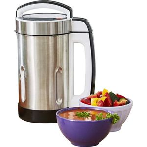 Soepmaker – Soupmaker Met 4 Programma’s - Soep Maker Met Automatische Geheugenfunctie – Blender Met 1,6 l Roestvrij Stalen Kan - 1150 W