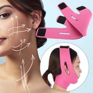 V Shaper Bandage dubbele kin huidrelaxatieriem - ademende face-lifting riem - tv kijken - spelletjes - #2.