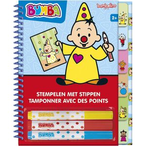 Bumba stempelen met stippen boek - peuter kleuter - Studio 100 Bambolino Toys