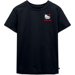 Hello Kitty Geborduurd Portret Premium T Shirt Kinderen