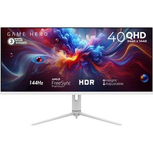 GAME HERO® 40 inch Ultra-Wide Quad HD PC Monitor - 144 hz - 4ms