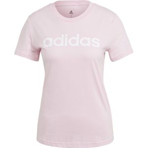 adidas Sportswear LOUNGEWEAR Essentials Slim Logo T-shirt - Dames - Roze- L