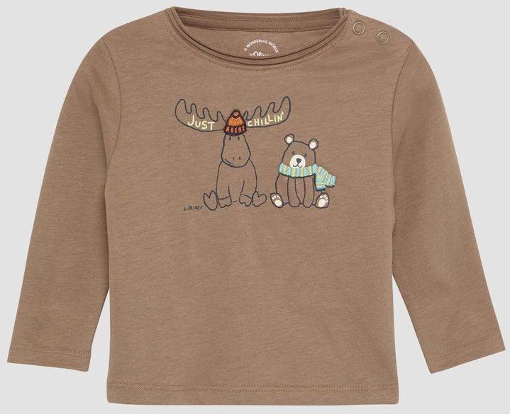 s.Oliver - 2157010 - T-shirt - Blauw - Katoen