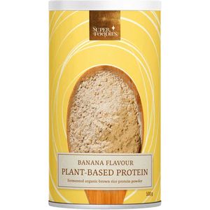 Super Foodies - Plant Based Protein - fermented organic brown rice protein powder - BANANA Flavour - 500gr