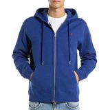 Replay - Full Zip Hooded Vest - Blauw - Heren