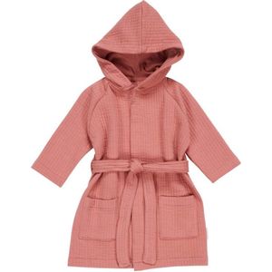 Little Dutch Pure Pink Blush - Baby Meisjes - Badjas - Maat 74/80