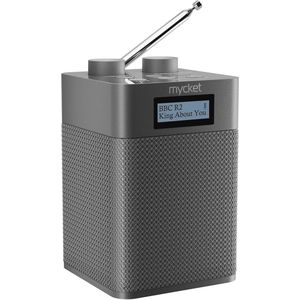 Draagbare DAB/DAB+ Radio met Bluetooth 5.0, FM Digitale Radio en Dual Wekker