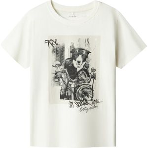 Name it t-shirt jongens - ecru - NKMvoto6