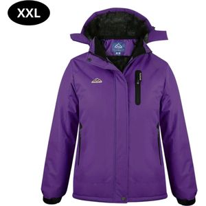 Livano Skipak - SkiBroek - Skijas - Ski Suit - Wintersport - Dames - 2-Delig - Paars - Maat S