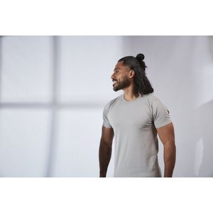 V-nus Stretch Ronde Hals Grijs 8-pack L