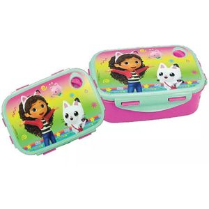 Gabby's Dollhouse Color Fade sandwichdoos, Gabby`s Dollhouse lunchbox, Brooddoos, Lunchbox, Gabby`s Dollhouse