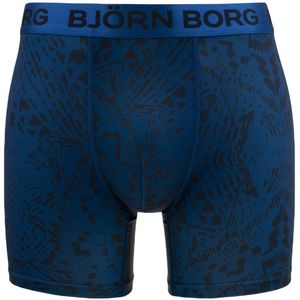 Björn Borg heren sports microfiber boxer print blauw