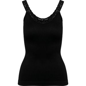 Tank Top Dames M/L Kariban Mouwloos Black 98% Polyamide, 2% Elasthan