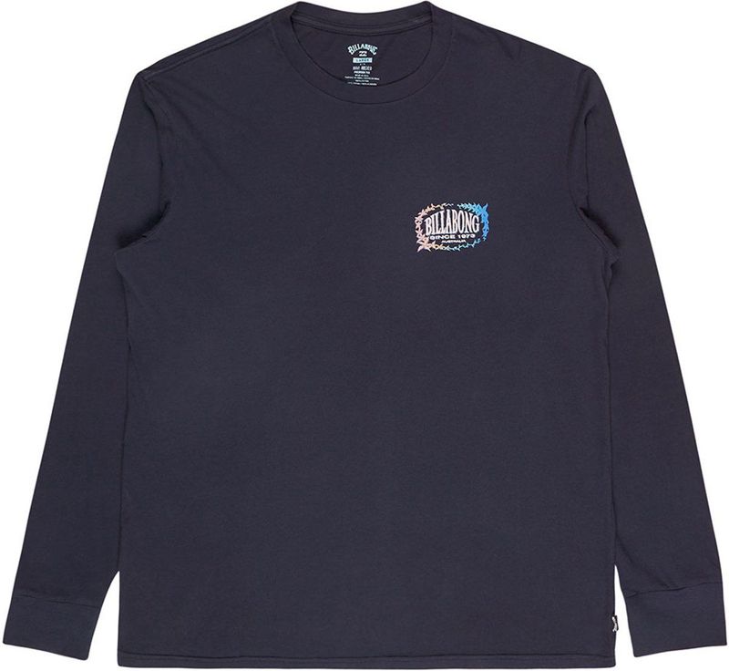 Billabong The Bay T-shirt Met Lange Mouwen Blauw L Man