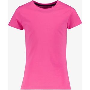 TwoDay basic meisjes T-shirt roze - Maat 122/128