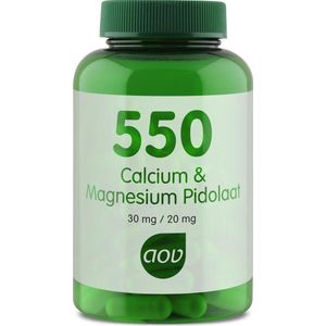 AOV 550 Calcium 30 mg Magnesium Pidolaat 20 mg - 90 vegacaps - Mineralen - Voedingssupplementen