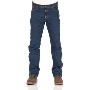 Wrangler Heren Jeans Broeken Texas regular/straight Fit Blauw 44W / 36L Volwassenen
