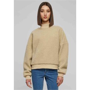 Urban Classics - Sherpa Crewneck sweater/trui - S - Beige