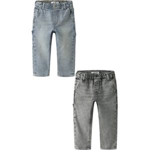 Name it 2 broeken jongens - vintage medium blue en medium grey - NMMben - maat 92