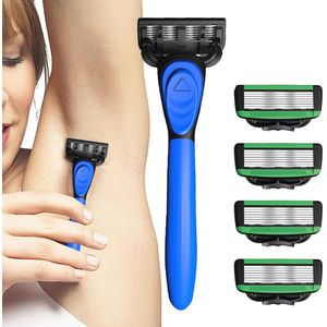 Baardtrimmer met Precisiezorg - 7-laags Snorscheerapparaat met 5 Reservemessen