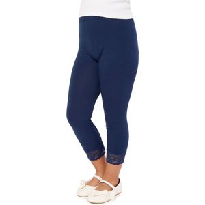 Merry Style MS-MS10-293-LE Meisjes Leggings - Sport - Vrijetijdsbroek - 3/4 Capri – Viscose - Sporbroek - Yogabroek - Marineblauw - 134