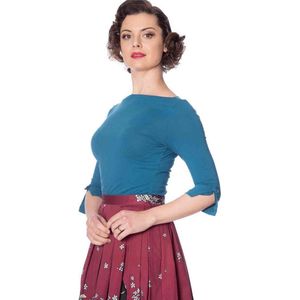 Dancing Days - OONAGH BASIC Longsleeve top - XL - Blauw