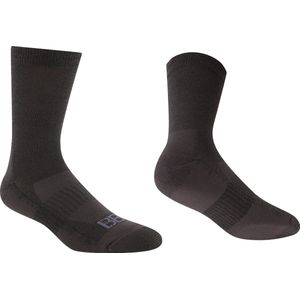 BBB Cycling Merino WinterFeet Wielrensokken – Wintersokken Wielrennen 18 cm– Wielersokken - Zwart - 44/47 – Fietssokken Heren en Dames - BSO-18