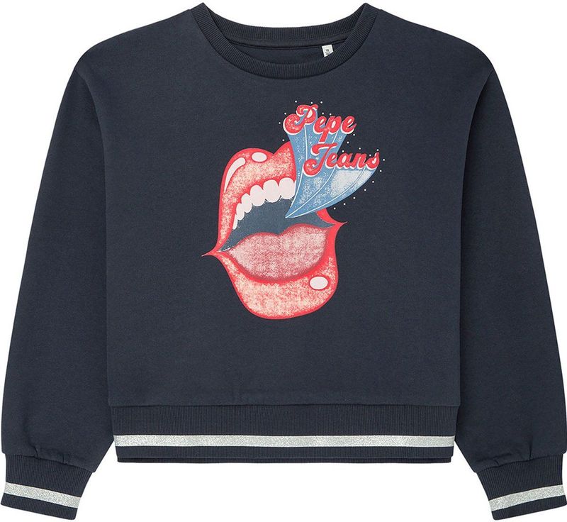 PEPE JEANS - Sweater - Marineblauw - Katoen