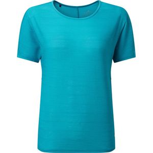 Ronhill Life Wellness SS Tee Dames - sportshirts - blauw/groen - Vrouwen