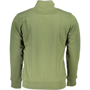 Fleece Sweatshirt Met Centrale Zakken En Geborduurd Logo