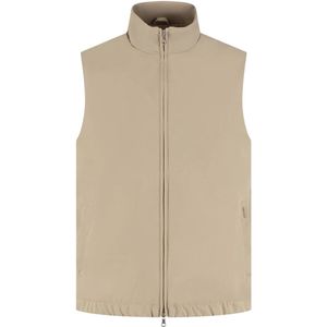 Malelions - Jas Taupe Malelions Premium Nylon Smart Gilet Bodywarmers Taupe Mp1-aw25-03
