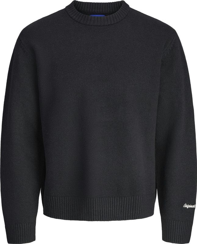 Jack & Jones - Jornorrebro Knit Crew Neck - Trui - Zwart
