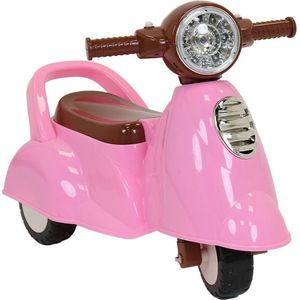 Bandits & Angels loopauto Scooter retro roze - 1 jaar - jongens en meisjes - roze