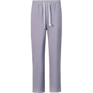 Livano Linnen Broek Heren - Zomerbroek - Volwassenen - Lange Broek - Pantalon - Strandbroek - Zomer - Ibiza Stijl - Grijs - Maat S