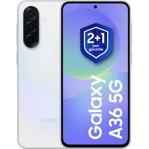 Samsung Galaxy A36 - 5G - 128GB - Awesome White + 1 jaar extra garantie